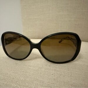Tory Burch TY7019 910/T5 Black/Brown Butterfly Polarized Sunglasses